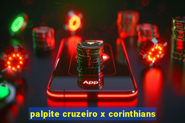 palpite cruzeiro x corinthians